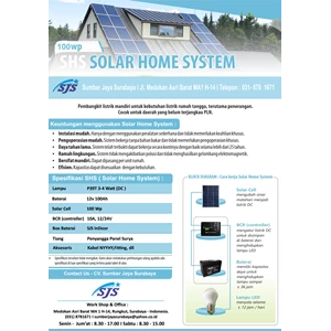 Solar Home System 100Wp / SHS 100Wp / Penerangan Rumah Tenaga Surya Surabaya