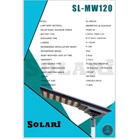 Lampu Jalan PJU All In One Solari 120W SLMW 120
