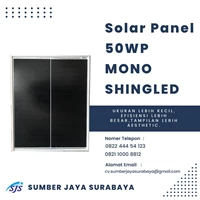 Solar Panel Zanetta 50wp Mono Shingled Overlapping