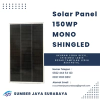 Solar Panel Zanetta 150wp Mono Shingled Overlapping